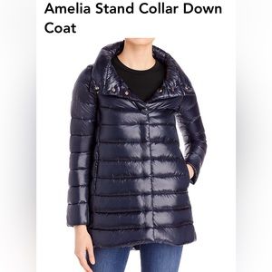 Herno Amelia Stand Collar Down Coat
Navy Size 52 (Equals 16)